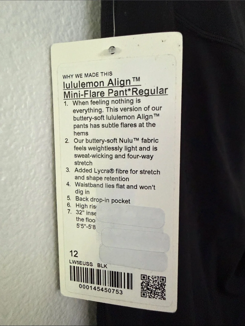 lululemon athletica Align mini-flare Pant 12R - Picture 2 of 10